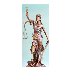 Adesivo Decorativo de Porta Direto Deusa da Justiça Advocacia - 2813mlpt na internet