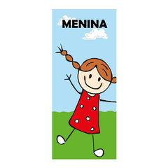 Adesivo Decorativo de Porta Banheiro Menina Escola - 2828mlpt na internet