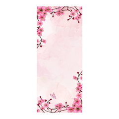 Adesivo Decorativo de Porta Floral Arabescos Flores Sala Quarto - 2831mlpt na internet