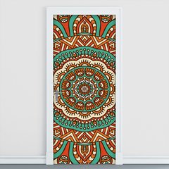 Adesivo Decorativo de Porta - Mandala - 288cnpt
