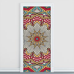Adesivo Decorativo de Porta - Mandala - 295cnpt