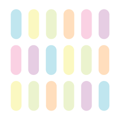 Adesivo de Parede Infantil 140 Confetes Tons Pastel Quarto - 297ir - comprar online