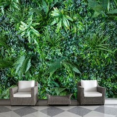 Papel de Parede Jardim Vertical Natureza Verde Sala Painel Adesivo - 309pc