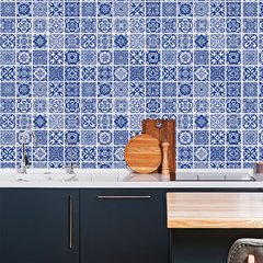 Papel de Parede Adesivo 3 Metros - Azulejo Português - Revestimento - 309ppz - comprar online