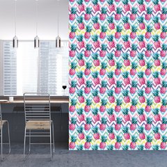 Papel de Parede Adesivo 3 Metros - Abacaxi - Chevron - Revestimento - 310ppc - comprar online
