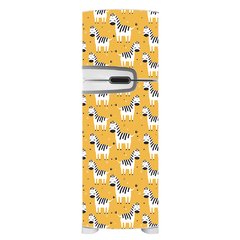 Adesivo Decorativo de Geladeira - Zebras - Infantil - Mostarda - 311gel