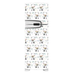 Adesivo Decorativo de Geladeira - Ursinhos - Bicicleta - Infantil - 315gel