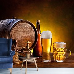 Papel de Parede Cerveja Bebida Cervejeiro Bar Sala Painel Adesivo - 315pc