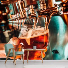 Papel de Parede Cerveja Bebida Cervejeiro Bar Sala Painel Adesivo - 316pc