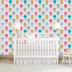 Papel de Parede Adesivo 3 Metros - Balão Baby Bebe - Revestimento - 318ppb - comprar online