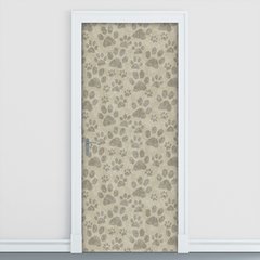 Adesivo Decorativo de Porta - Patas - Cachorro - 320cnpt