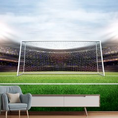 Papel de Parede Futebol Campo Esporte Saúde Sala Painel Adesivo - 323pc