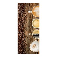 Adesivo Decorativo de Porta - Café - 324cnpt na internet