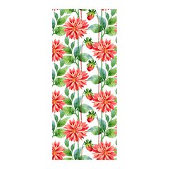 Adesivo Decorativo de Porta - Flores - 327cnpt na internet