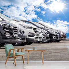 Papel de Parede Carro Venda Concessionária Sala Painel Adesivo - 330pc