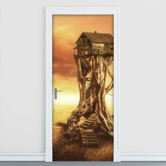 Adesivo Decorativo de Porta - Cabana - Fantasia - 339cnpt