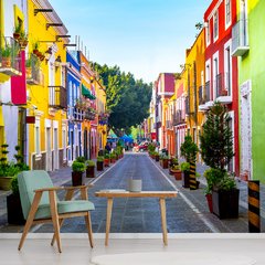 Papel de Parede Vilarejo Viagem México Sala Painel Adesivo - 340pc