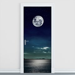Adesivo Decorativo de Porta - Luar - 349cnpt