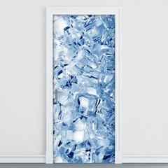 Adesivo Decorativo de Porta - Gelo - 356cnpt