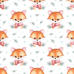 Papel de Parede Adesivo 3 Metros - Raposa - Animais - Revestimento - 356ppi