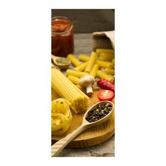Adesivo Decorativo de Porta - Comida - Macarrão - 358cnpt na internet