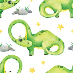 Papel de Parede Adesivo 3 Metros - Dinossauros - Infantil - Revestimento - 358ppi