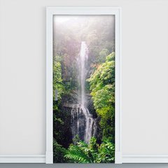 Adesivo Decorativo de Porta - Cachoeira - 360cnpt