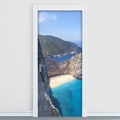 Adesivo Decorativo de Porta - Paisagem - Mar - 363cnpt