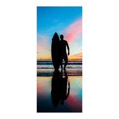 Adesivo Decorativo de Porta - Surf - Surfista - 388cnpt na internet