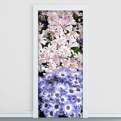 Adesivo Decorativo de Porta - Margaridas - Flores - 390cnpt
