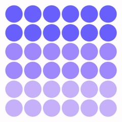 Adesivo de Parede Infantil Bolinhas Tons de Roxo Quarto Bebê - 391ir - comprar online