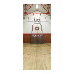 Adesivo Decorativo de Porta - Quadra - Basquete - 392cnpt na internet