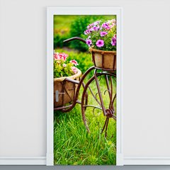 Adesivo Decorativo de Porta - Bicicleta - 418cnpt