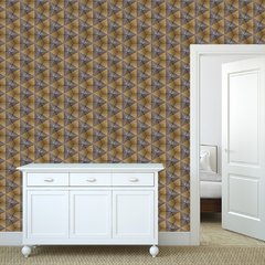 Papel de Parede Adesivo 3 Metros - Cubos - Madeira - Revestimento - 425ppm - comprar online