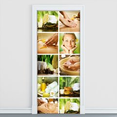 Adesivo Decorativo de Porta - Spa - 426cnpt