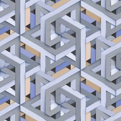 Papel de Parede Adesivo 3 Metros - Geométrico - Abstrato - Revestimento - 444ppa