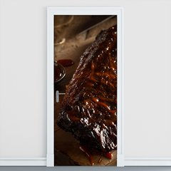 Adesivo Decorativo de Porta - Carne - 485cnpt