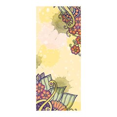 Adesivo Decorativo de Porta - Flores - 515cnpt na internet