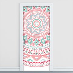 Adesivo Decorativo de Porta - Mandala - 517cnpt