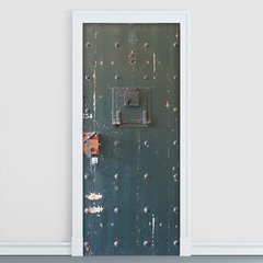 Adesivo Decorativo de Porta - Porta Antiga - 528cnpt