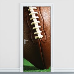 Adesivo Decorativo de Porta - Bola de Futebol Americano - 529cnpt