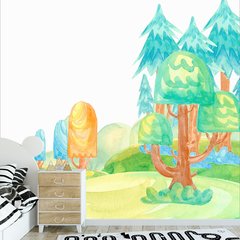 Papel de Parede Adesivo Infantil Montanhas Bebe Quarto - 543pc