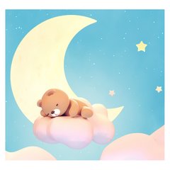 Papel de Parede Adesivo Infantil Ursinho Bebe Quarto - 556pc - comprar online