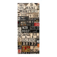 Adesivo Decorativo de Porta - Placas de Carro - 566cnpt na internet