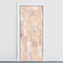 Adesivo Decorativo de Porta - Madeira - 567cnpt