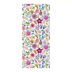 Adesivo Decorativo de Porta - Flores - 571cnpt na internet
