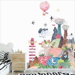 Papel de Parede Adesivo Infantil Marítimo Barco Bebe Quarto Menino - 577pc