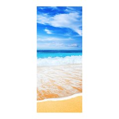 Adesivo Decorativo de Porta - Mar - Ondas - 588cnpt na internet