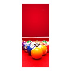 Adesivo Decorativo de Porta - Bilhar - Bolas - 589cnpt na internet