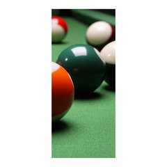 Adesivo Decorativo de Porta - Bilhar - Bolas - 590cnpt na internet